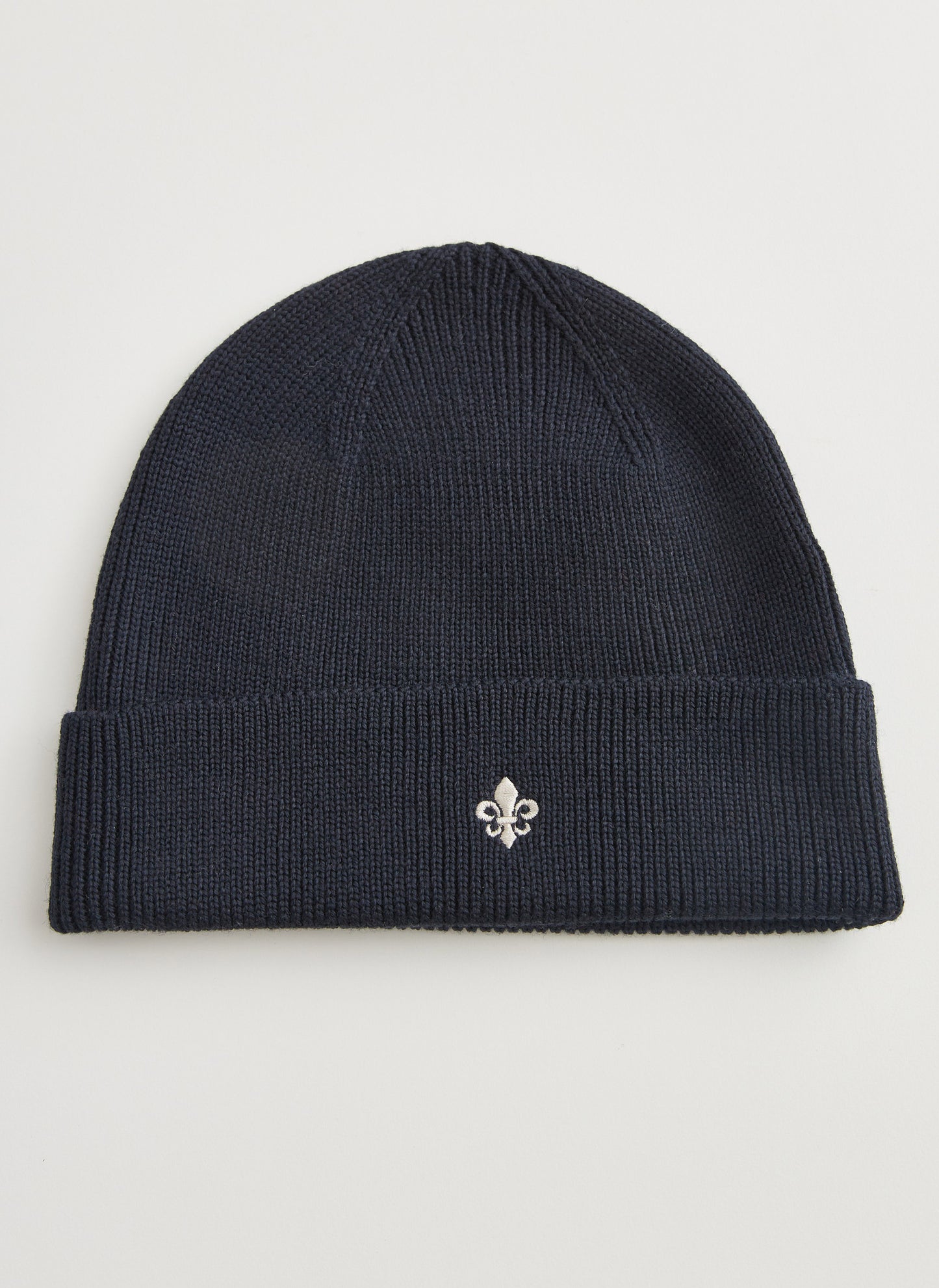 mössa morris wells beanie vinter mössa blue navy blå merino ull
