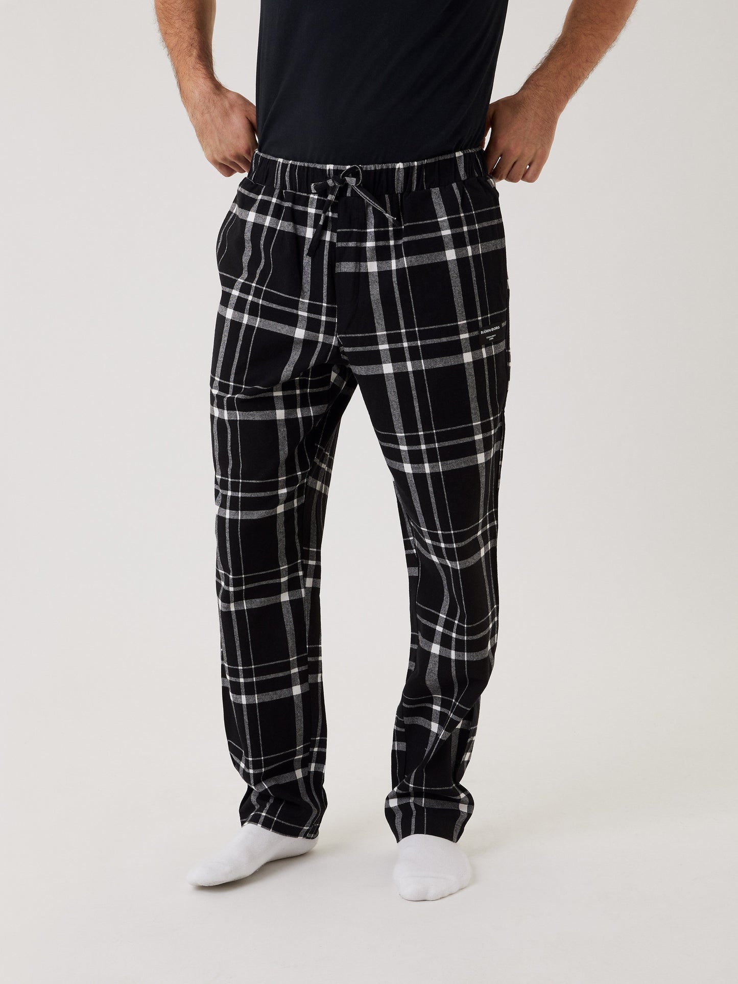 pyjamas byxor pants björn borg core flannel pyjama pants lounge pattern p0135