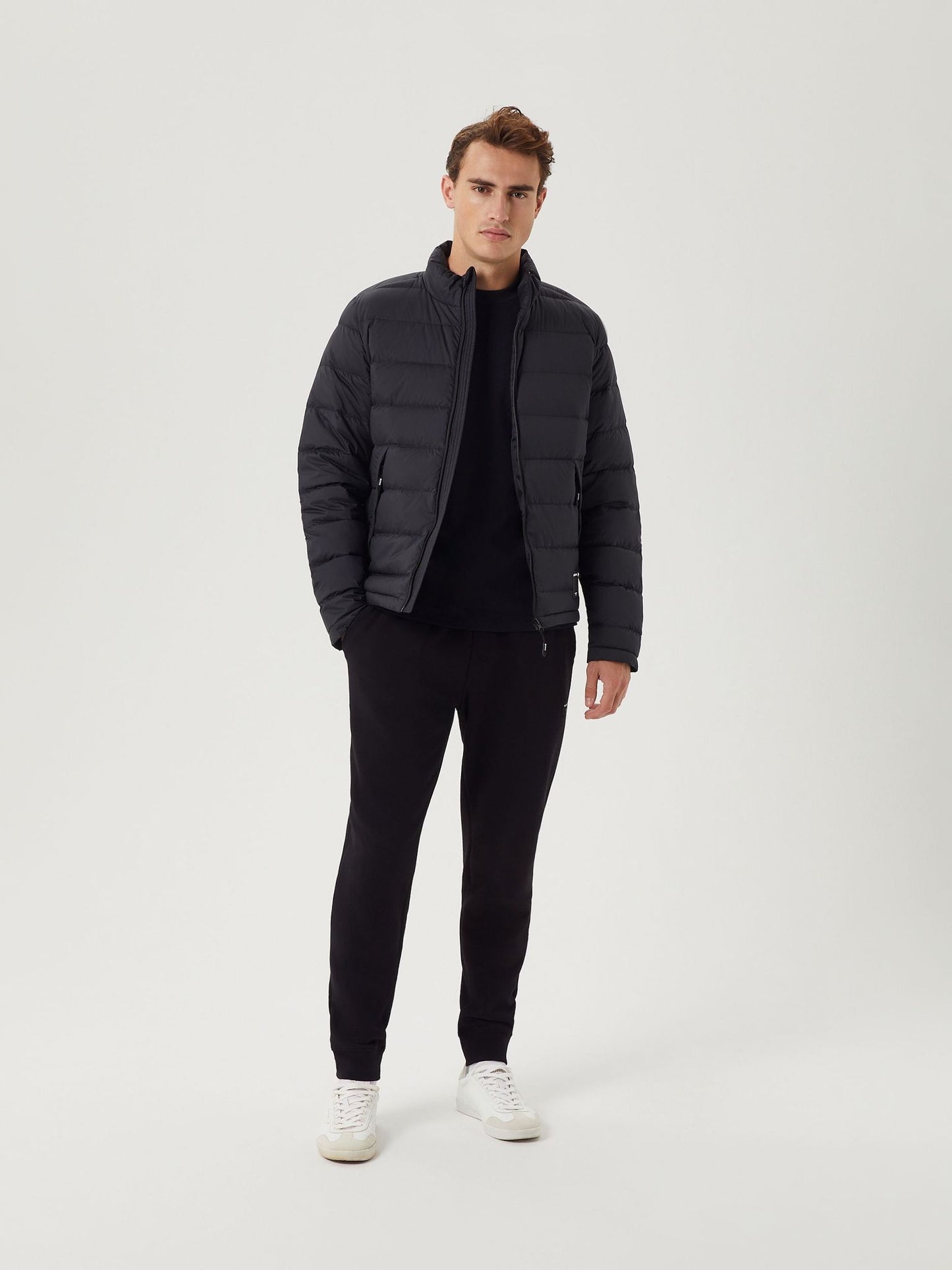 jacka björn borg centre down jacket vattenavvisande dragkedja black beauty svart höst jacka vår jacka övergångs jacka