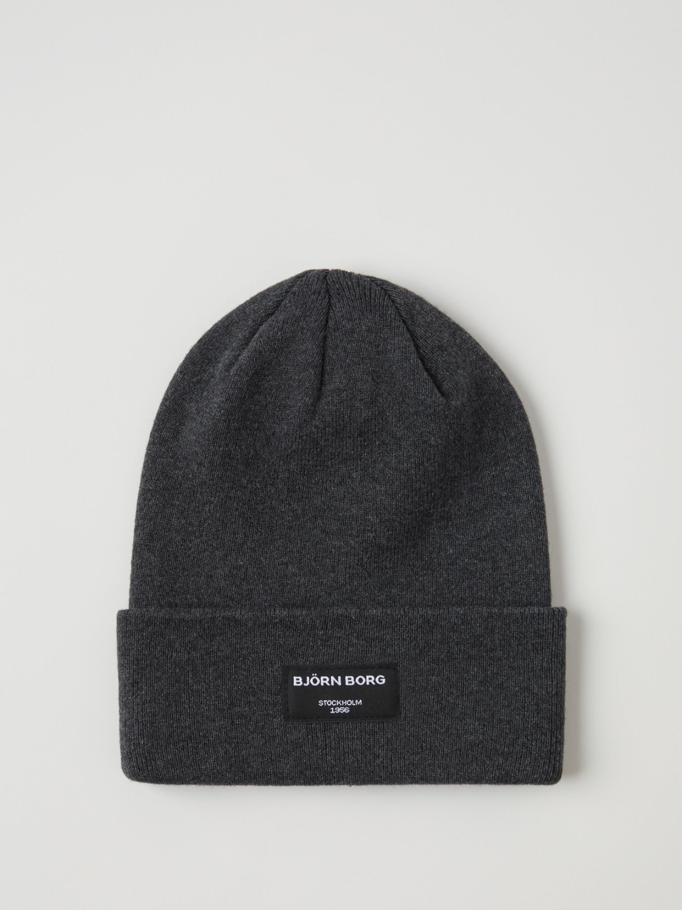 mössa björn borg beanie vinter mössa centre beanie grey melange grå