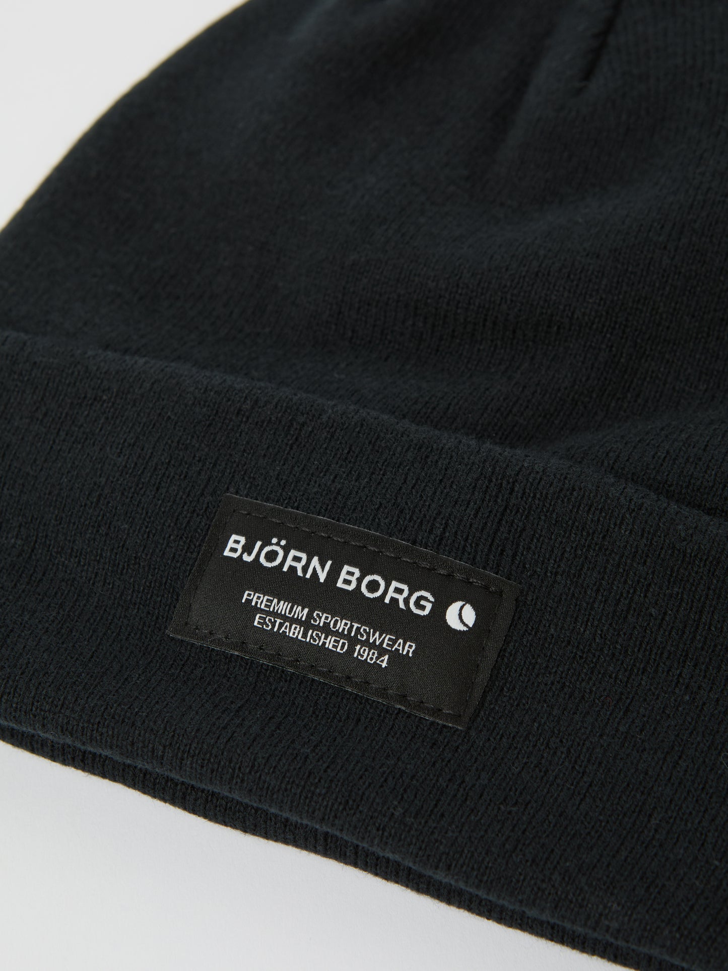 mössa björn borg center beanie vinter mössa black beauty svart