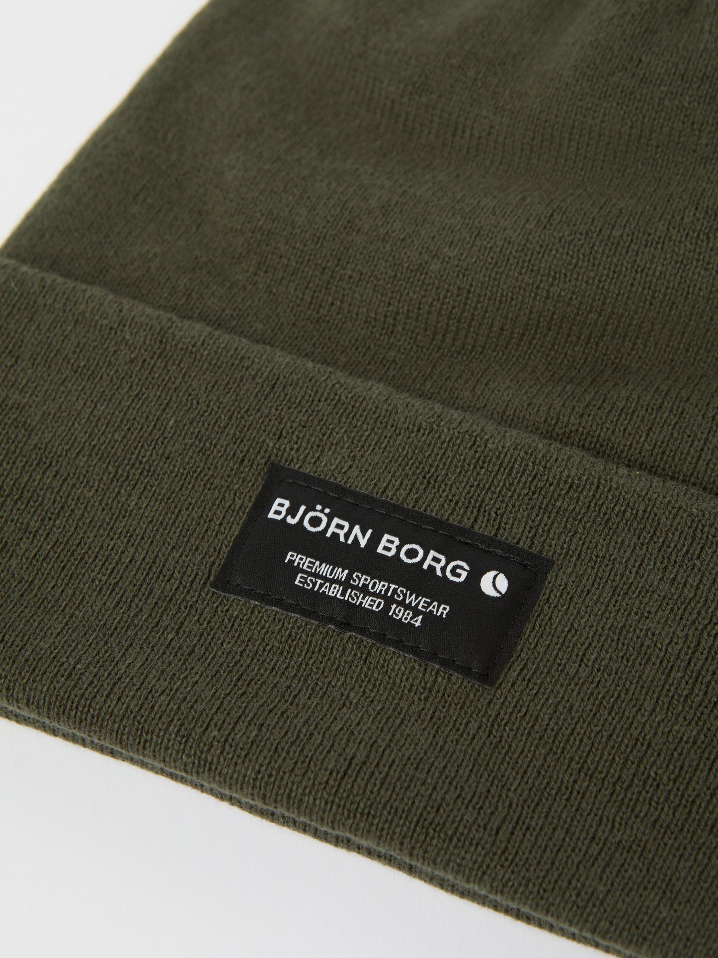 mössa björn borg beanie vinter mössa centre beanie forest night green grön