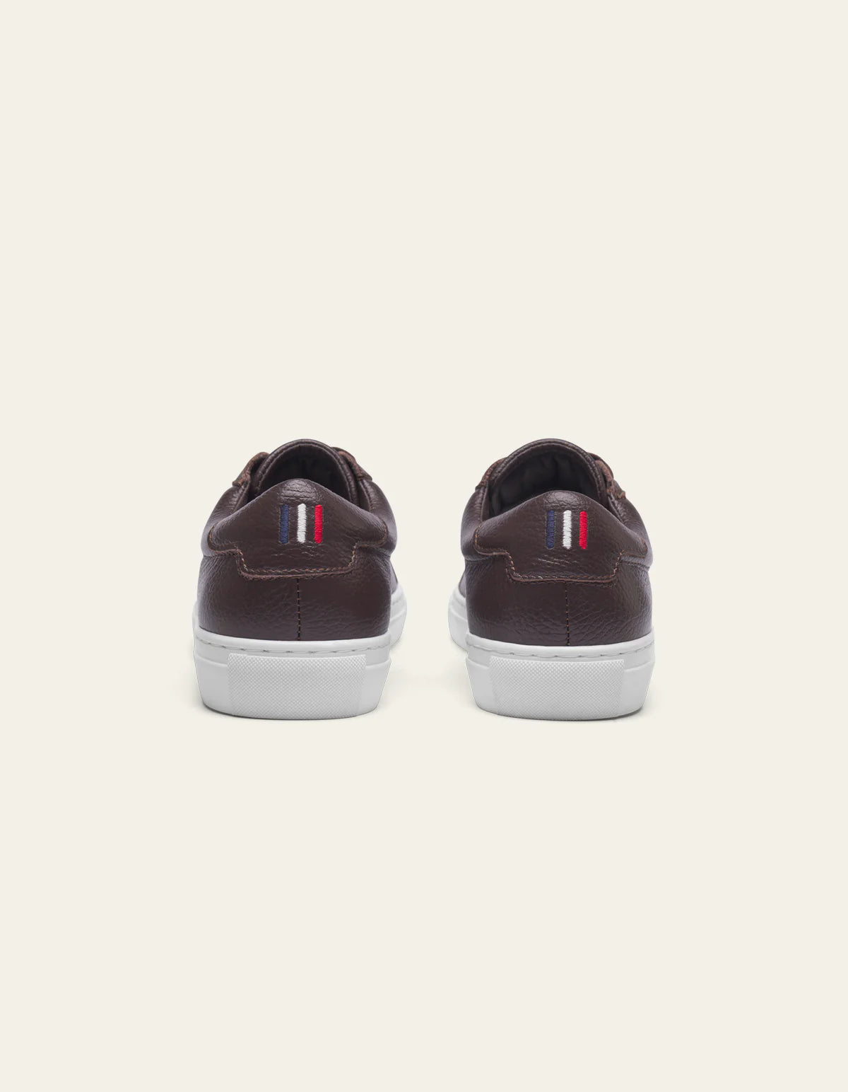 sneakers les deux skor shoes theodor grain leather brun brown