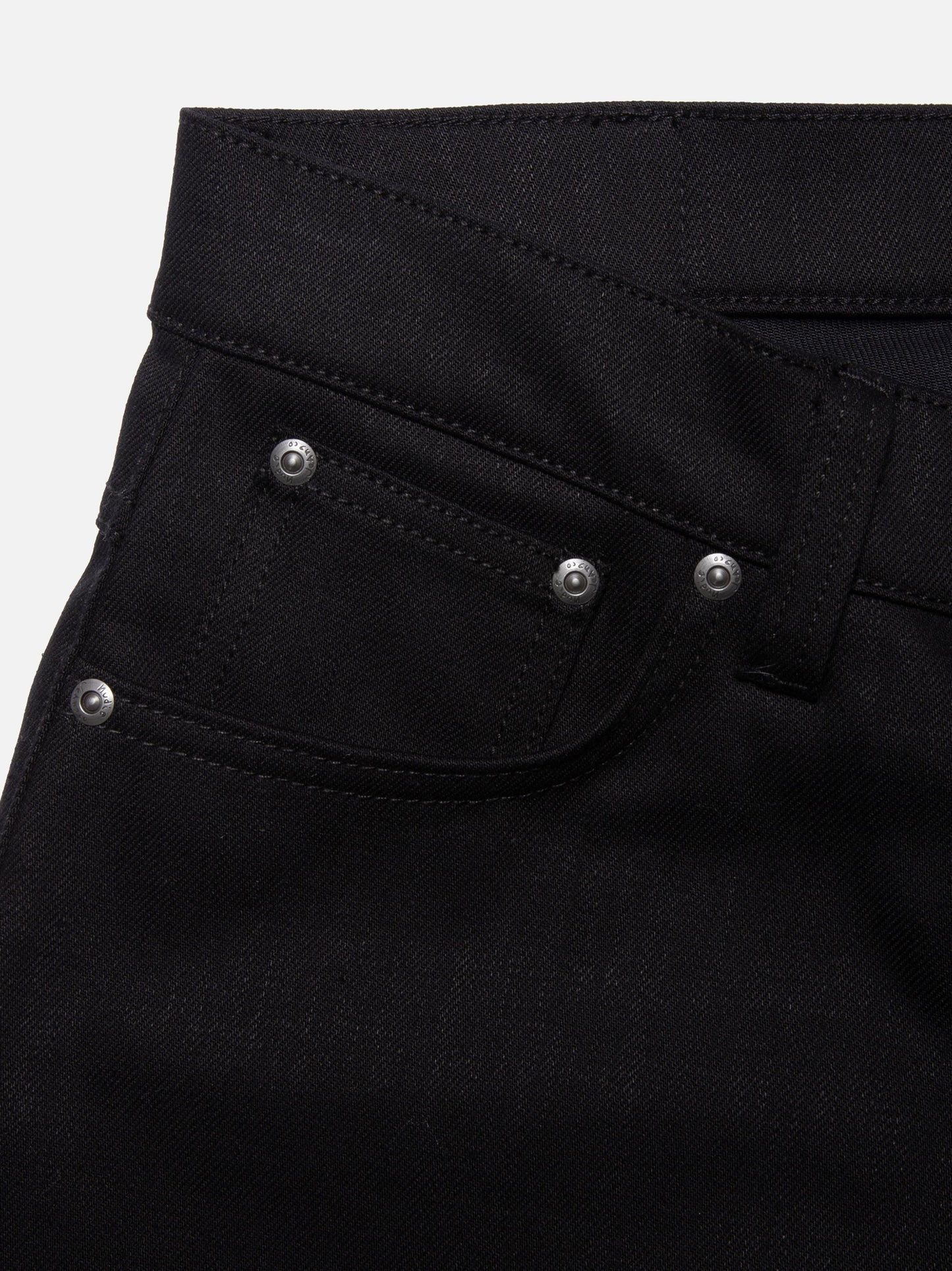 jeans grim tim nudie dry ever black denim nudiejeans slim stretch svart fri frakt stenungsund