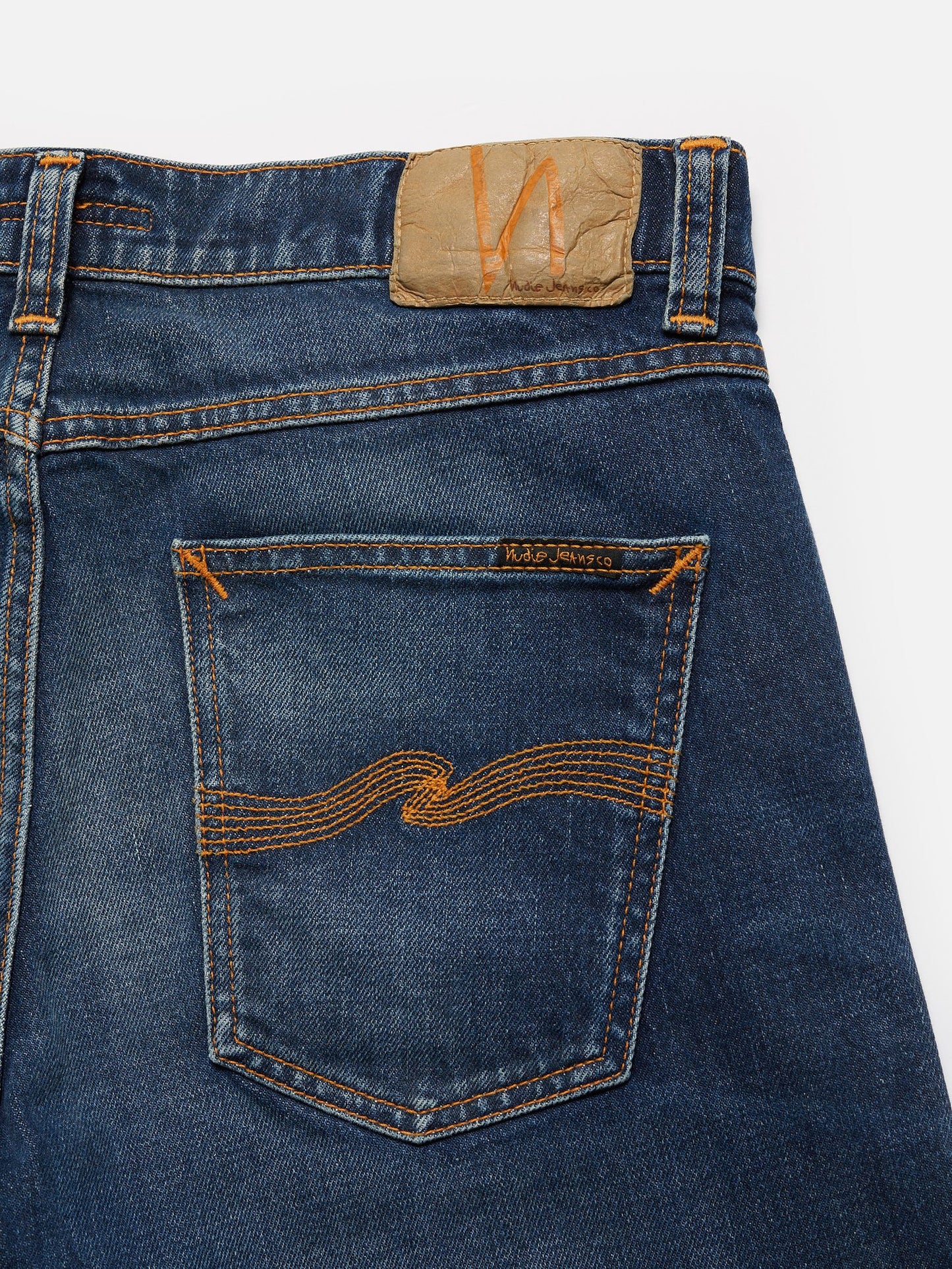 lean dean troubled sea nudie jeans nudiejeans denim stretch slim fit tapered fit