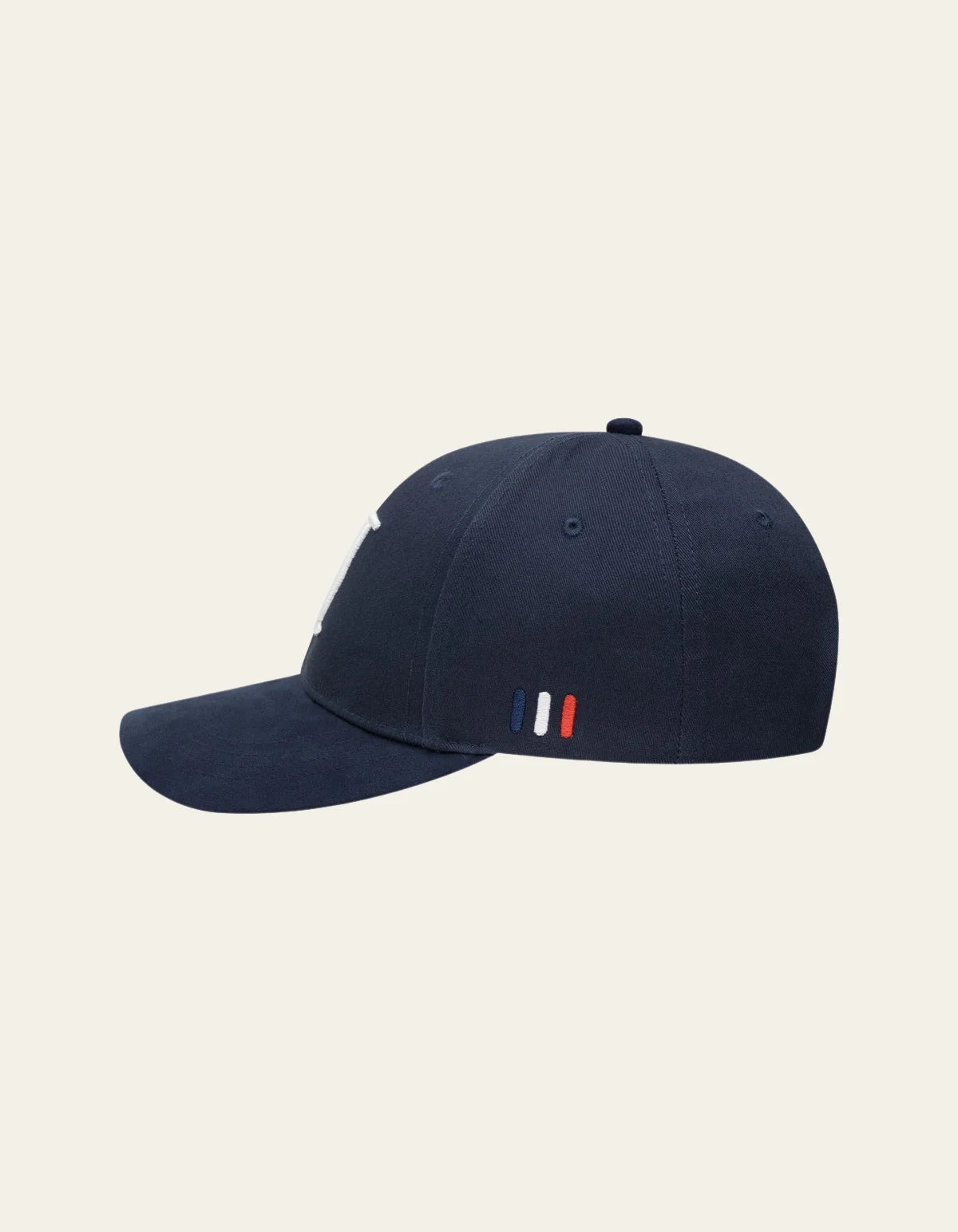 les deux keps baseball cap suede dark navy white blå vit cap