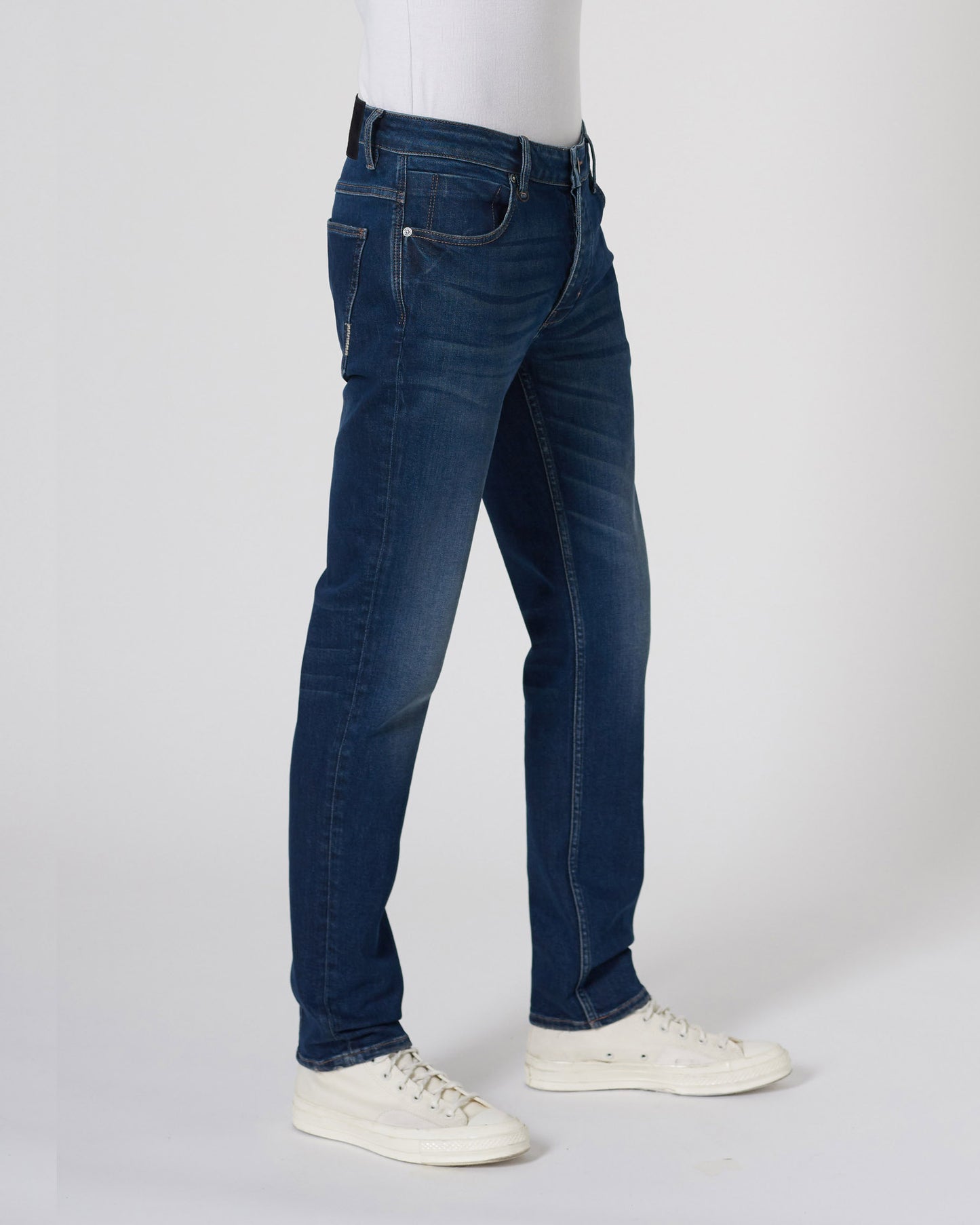 jeans denim neuw lou slim neuwdenim stretch bomull blue sunday blåjeans