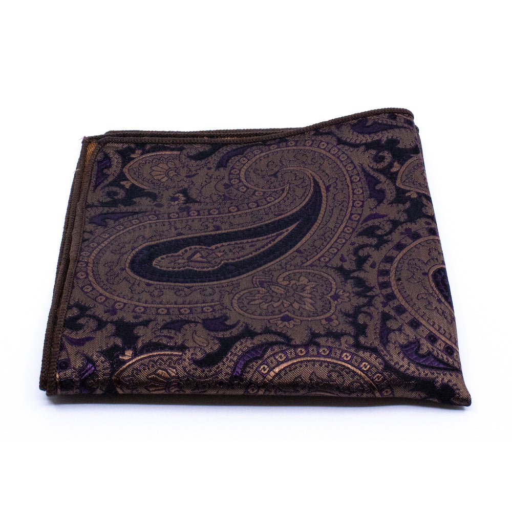 näsduk pocket square 7east seveneast seven east lärbro brown brun