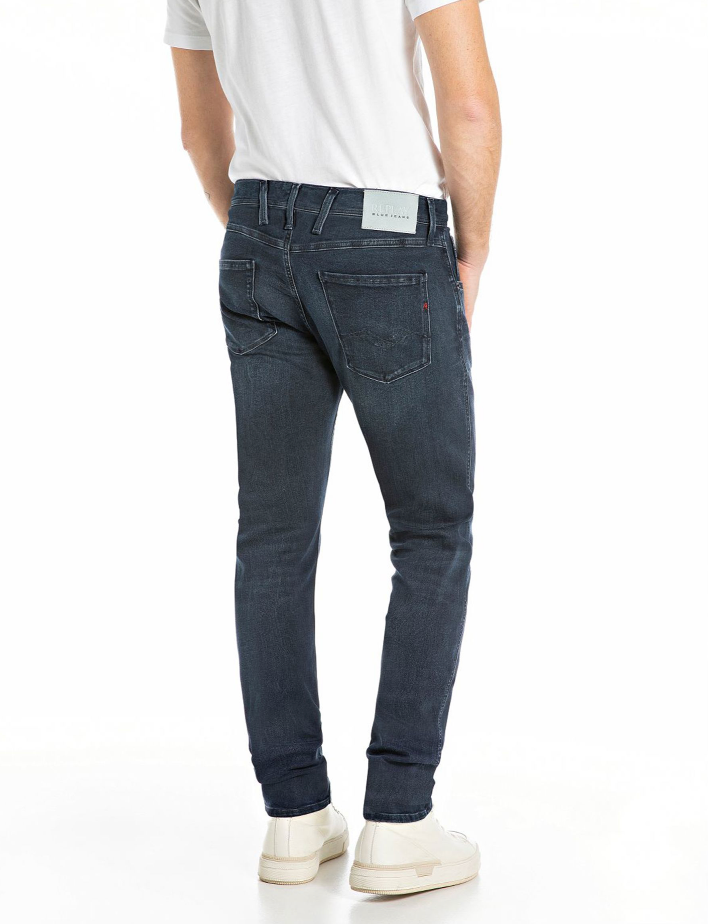 jeans replay anbass hyperflex bb94 stretch slim replayjeans 914y fri frakt stenungsund
