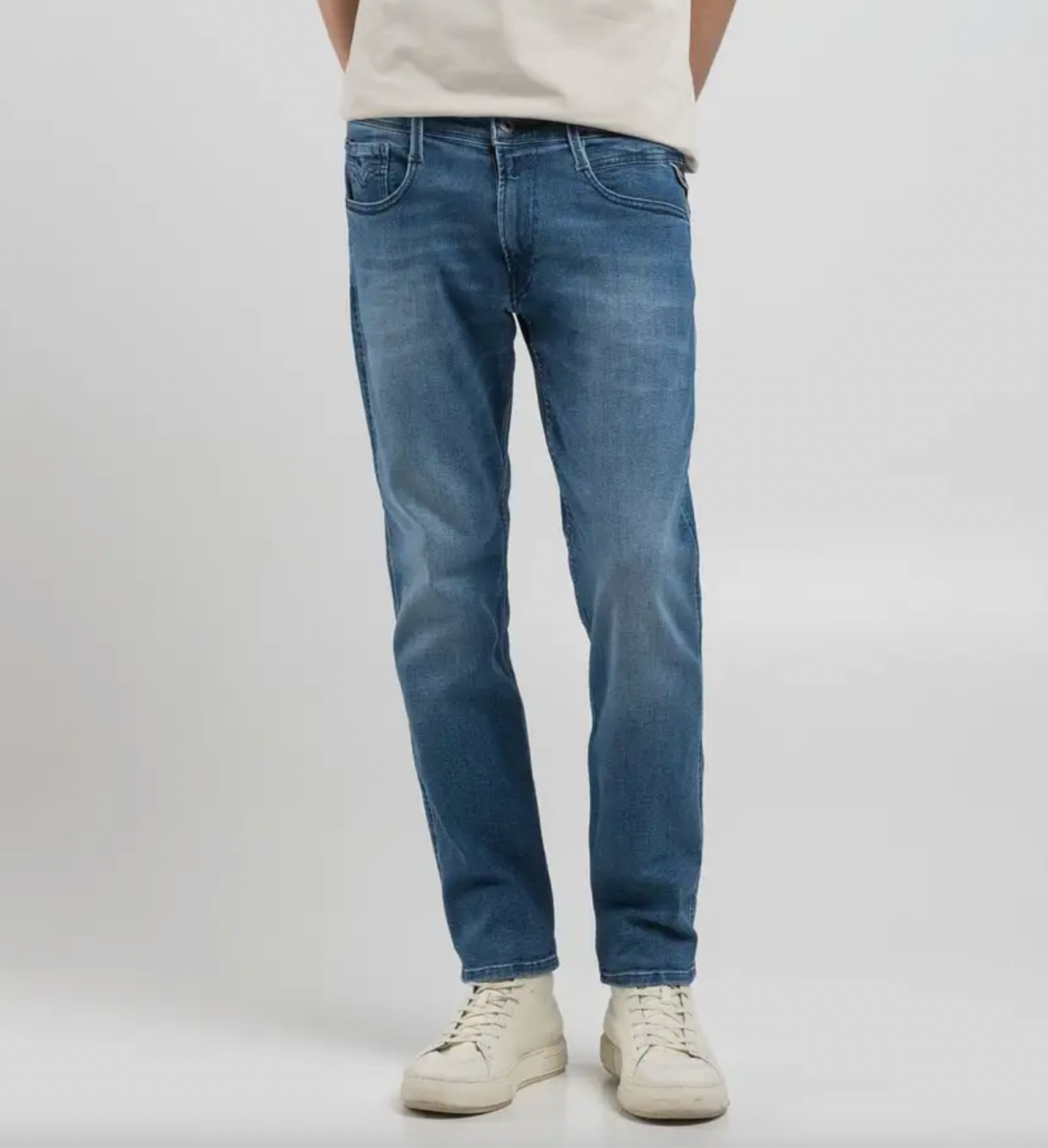jeans replay anbass 914y stretch slim fit replayjeans denim