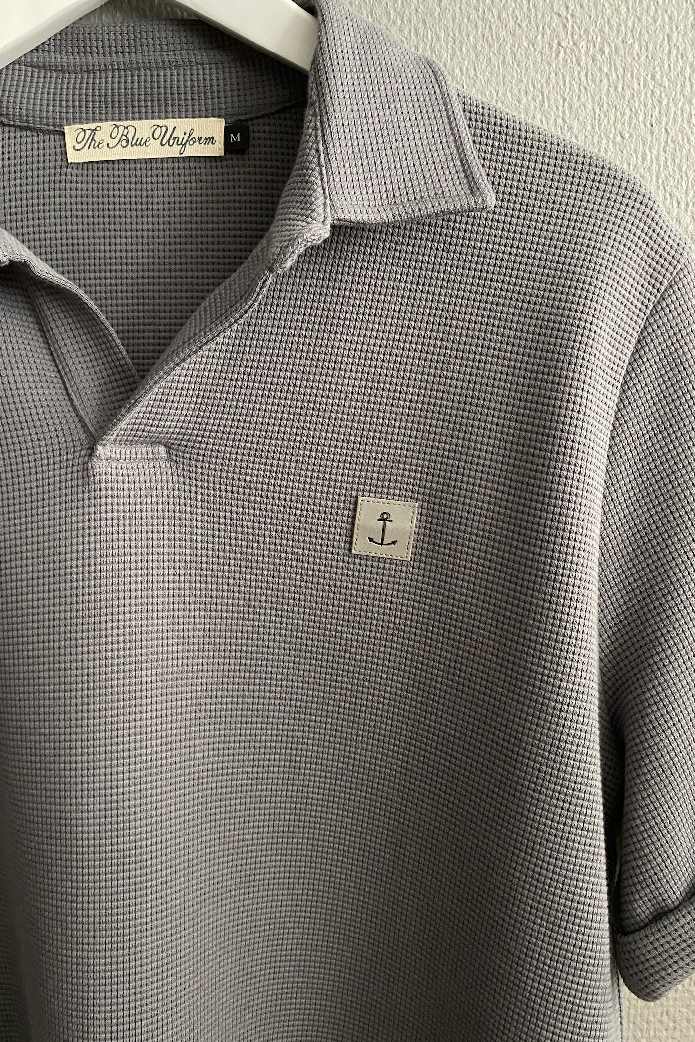 Waffle Polo Grey