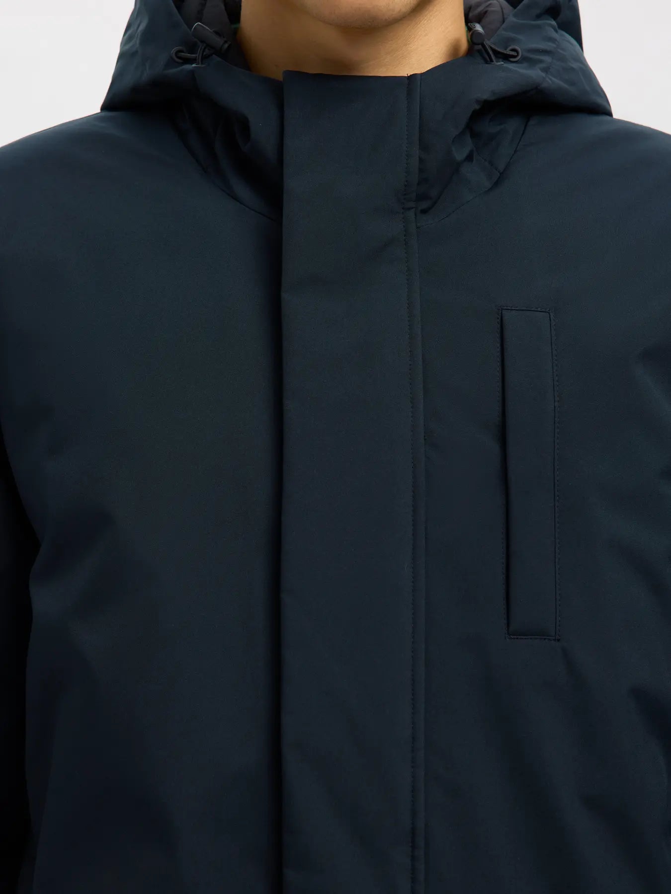 jacka selected homme franklin urban tech parka vinterjacka parkas black svart