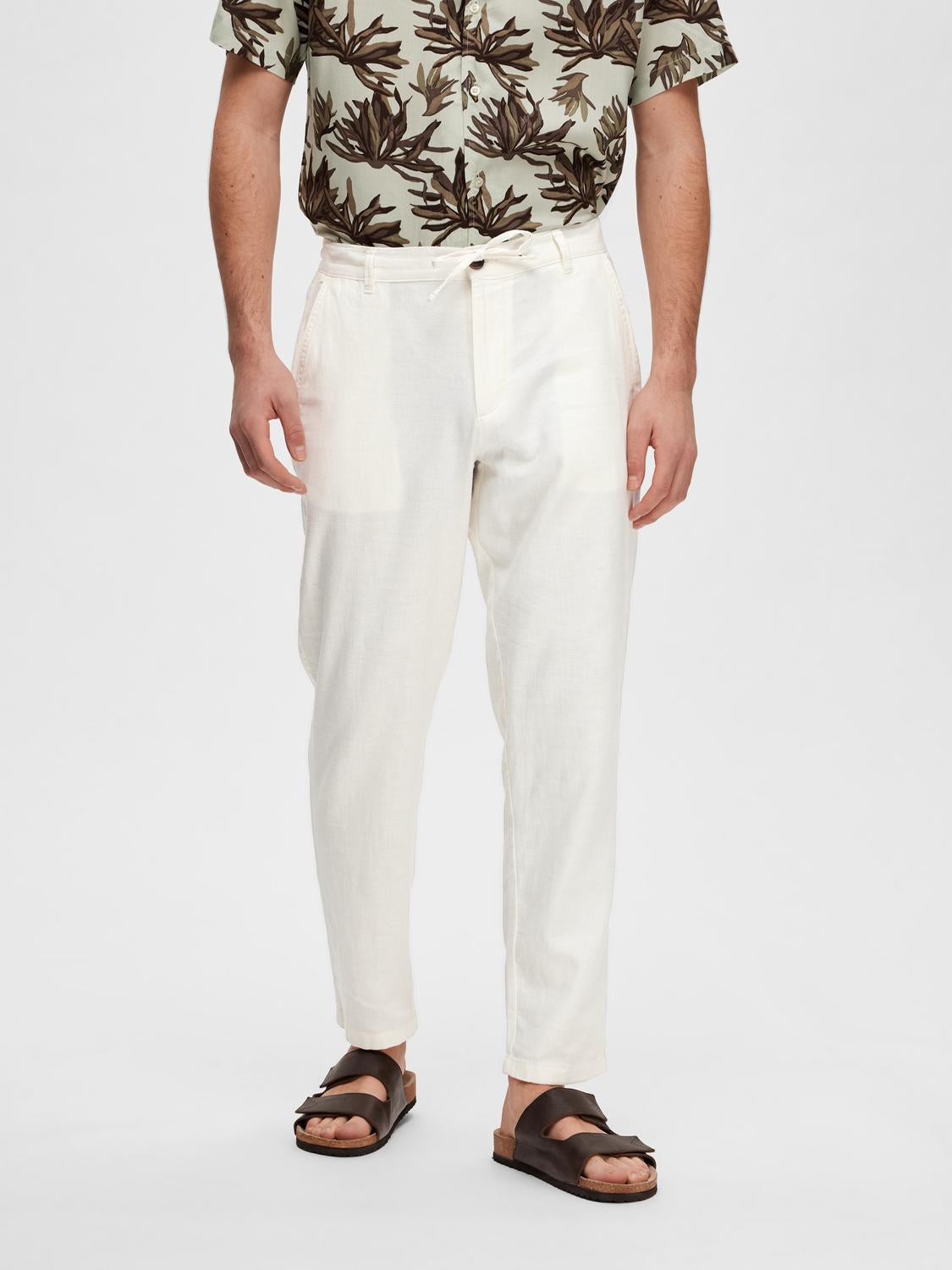 Brody 172 Linen Pants Cloud Dancer