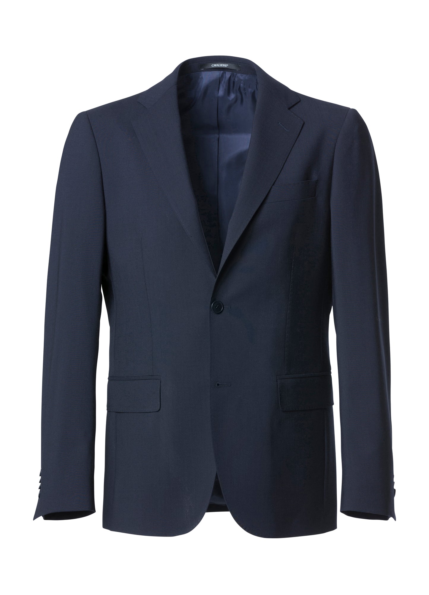 kavaj kostym cavaliere blazer suit Cooper slim ull lycra dark navy blue blå