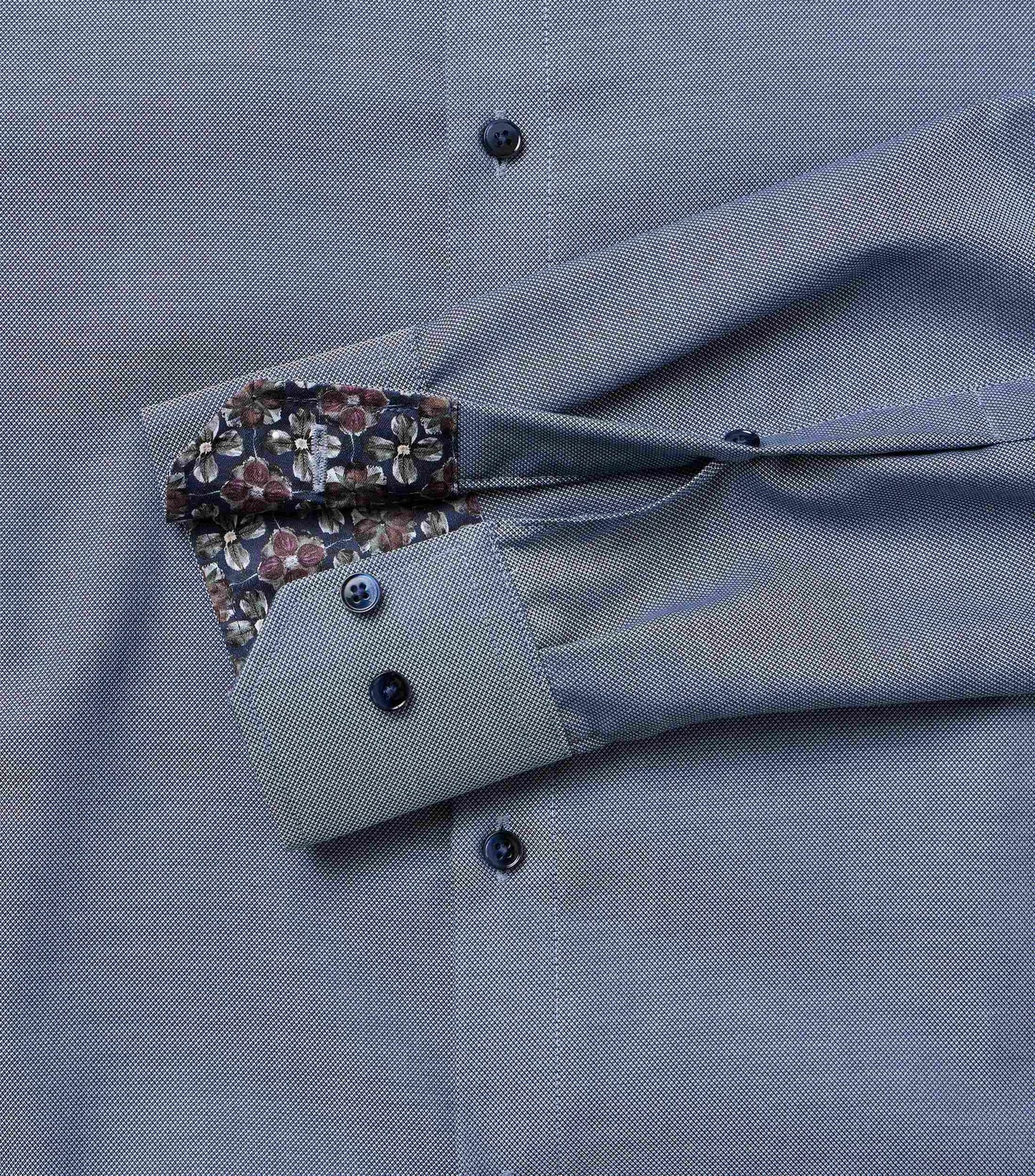skjorta shirt venti modern fit regular fit kostym skjorta venti shirts navy blue blå flower blommor fri frakt stenungsund