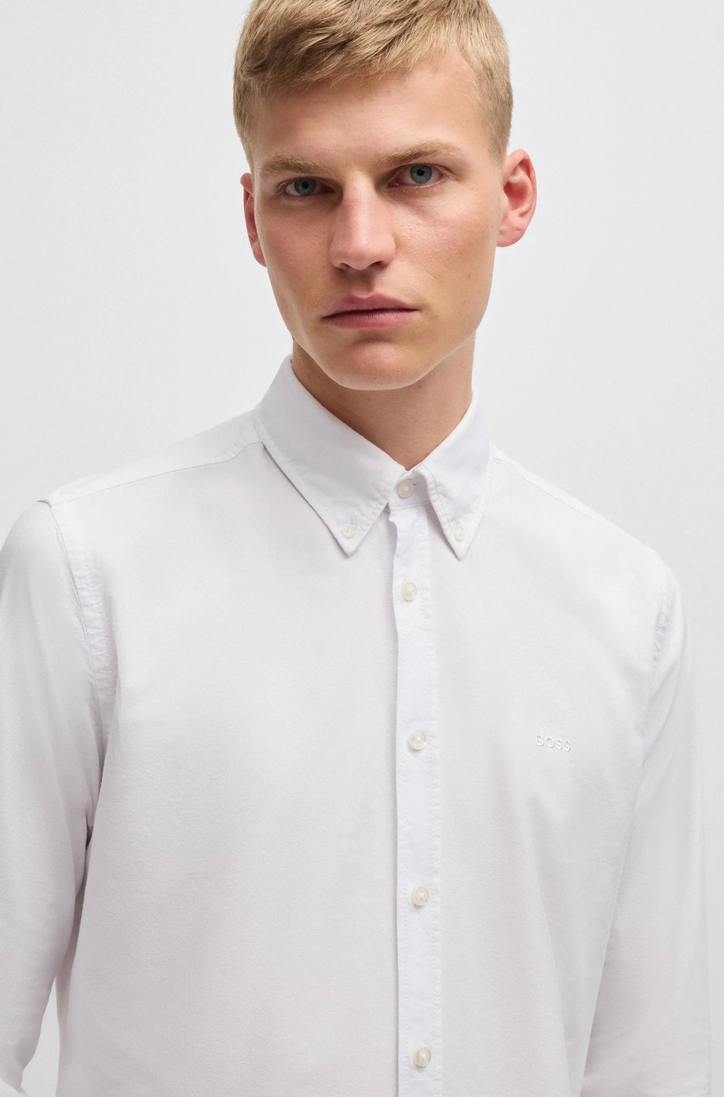 skjorta shirt boss rickert boss orange white vit button down