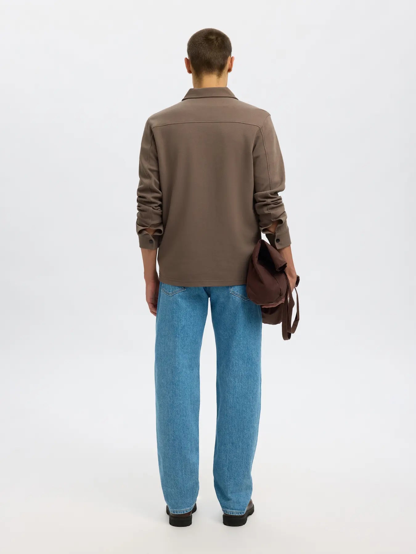 Jackie Sweat Zip Morel