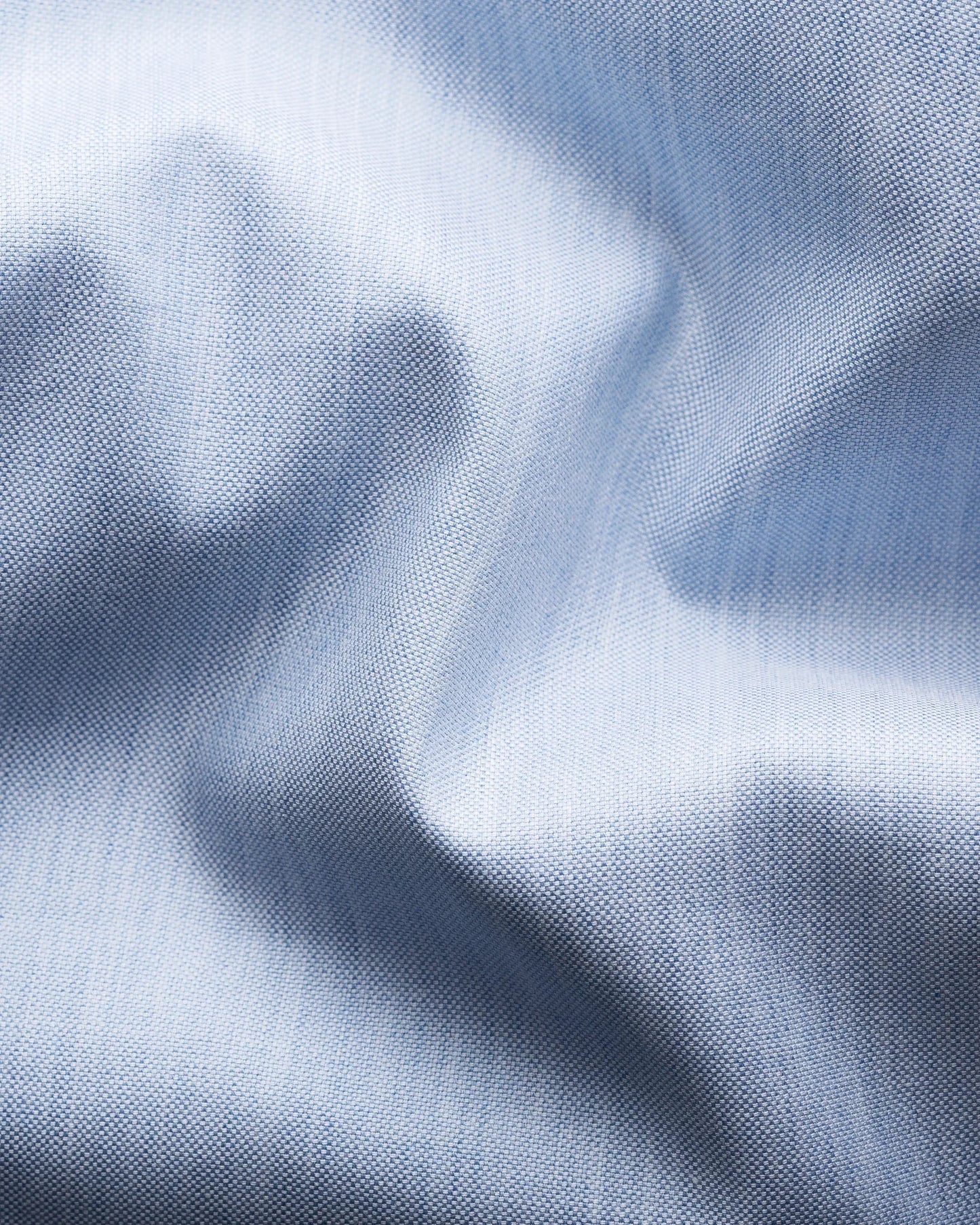 Slim Fit Solid Oxford Light Blue