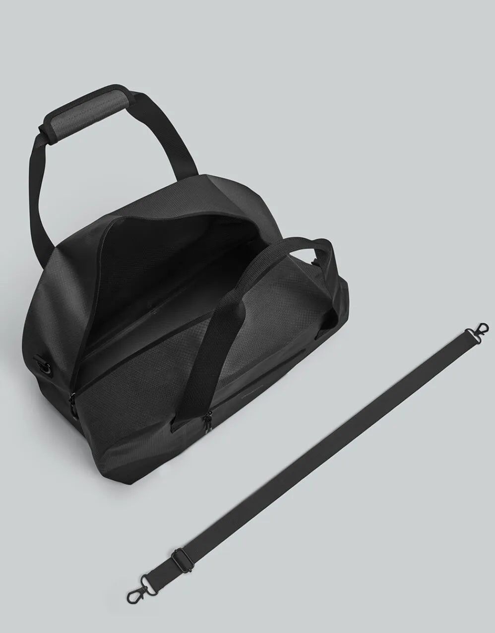 väska bag gaston luga lighweight duoseal duffel black svart weekend bag