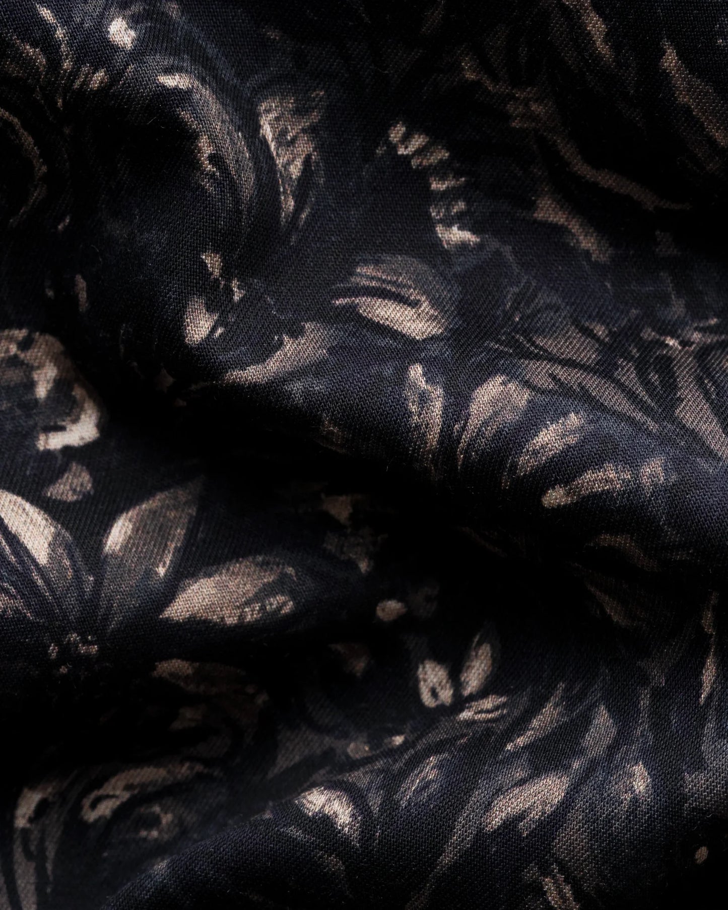 skjorta eton mönstrad skjorta shirt blommig skorta signature twill bomull