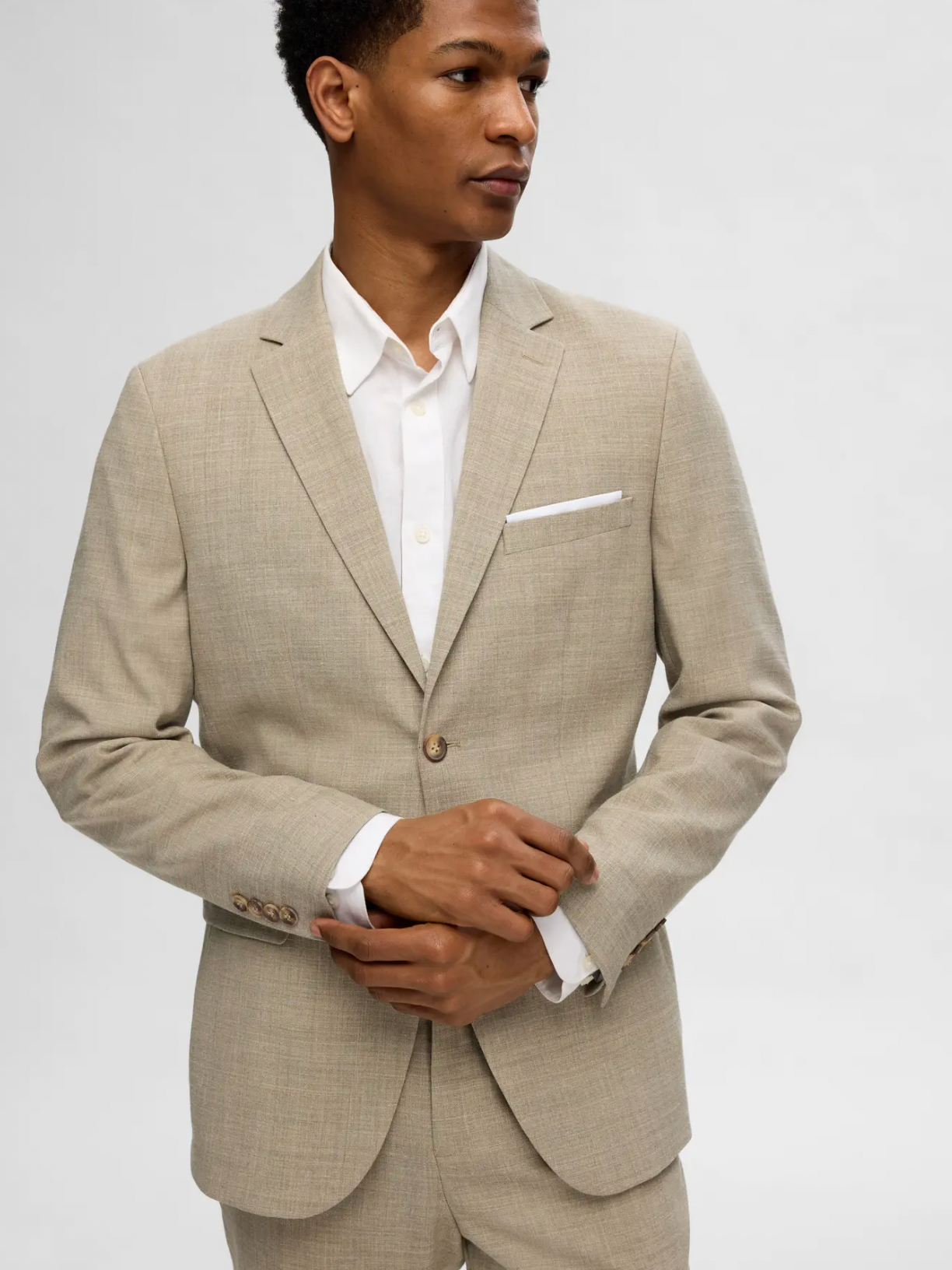 Oasis Linen Blazer Sand