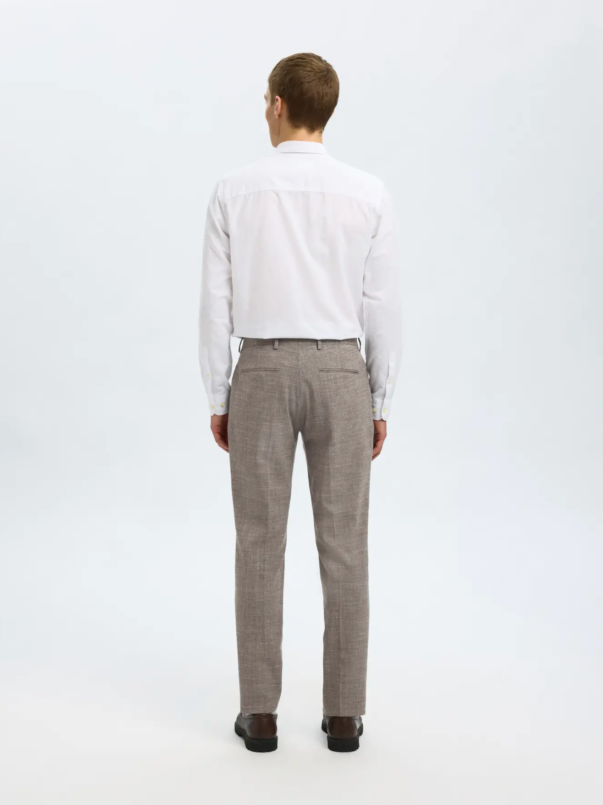 Oasis Linen Trousers Dark Sand