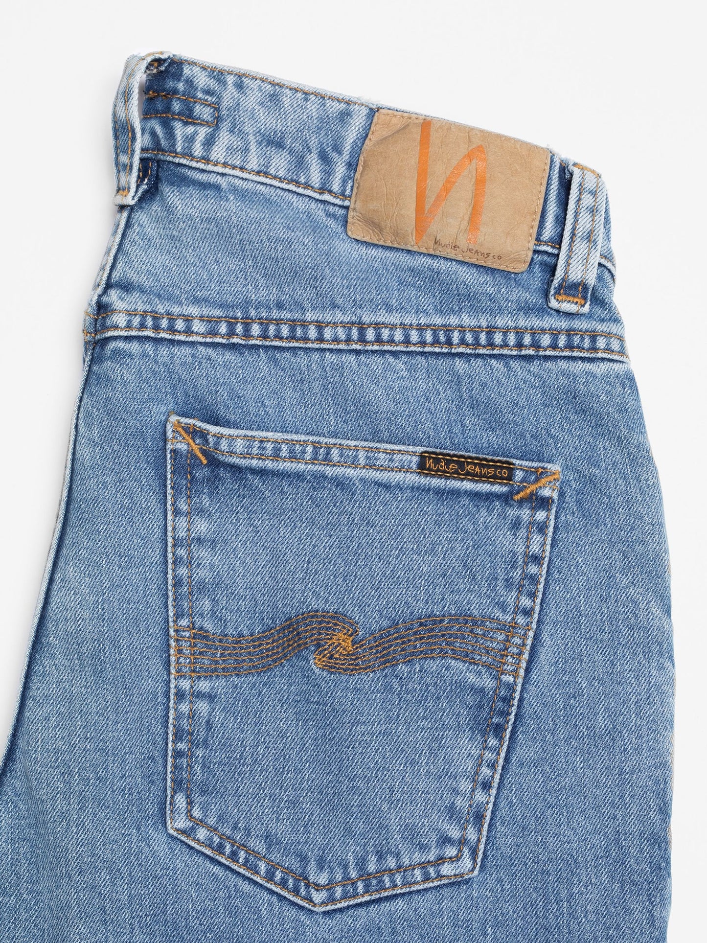 solid ollie worn vintage nudie jeans denim slim fit stretch nudiejeans