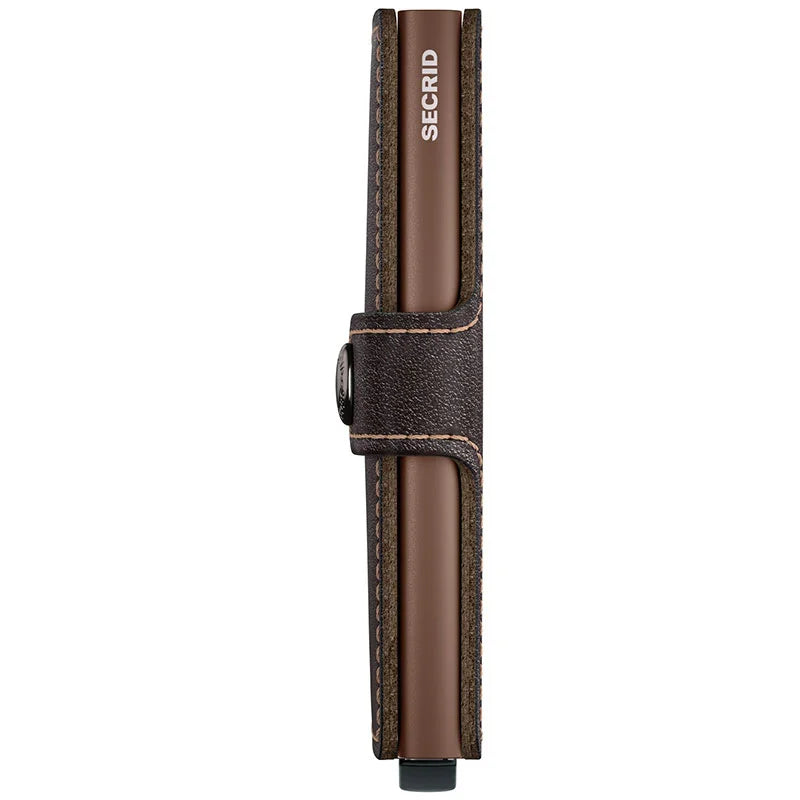 miniwallet original chocolate secrid wallet plånbok korthållare brun brown