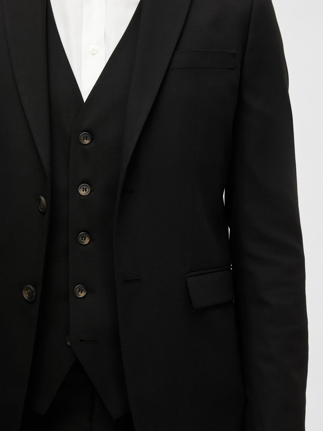 kavaj kostym selected homme neil blazer suit blazer black svart student bröllop