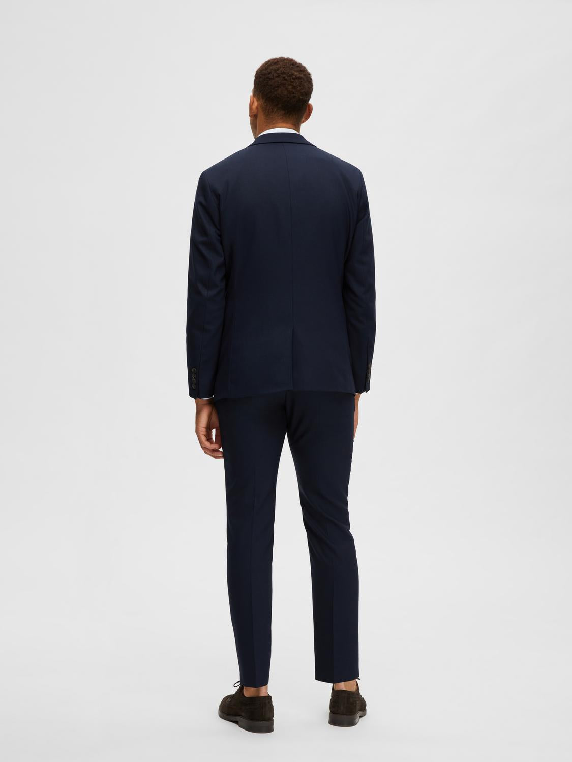 kavaj kostym selected homme neil blazer suit blazer navy blue blå student bröllop