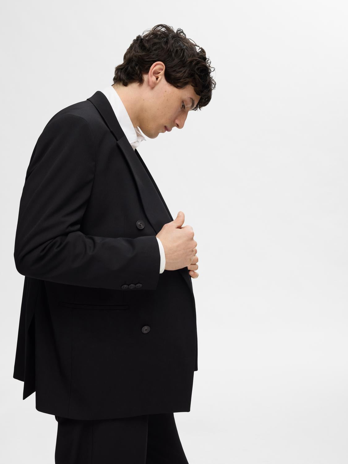 Liam Relaxed Blazer Black