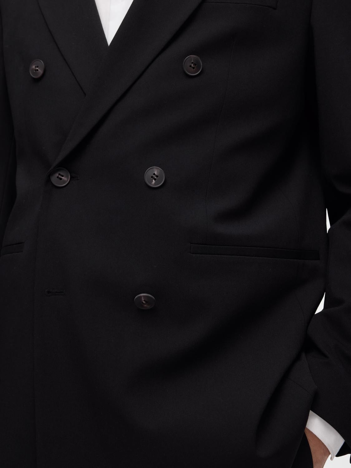 Liam Relaxed Blazer Black
