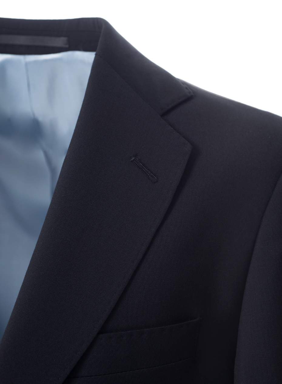 kavaj kostym cavalier suit blazer yale slim fit navy blue blå