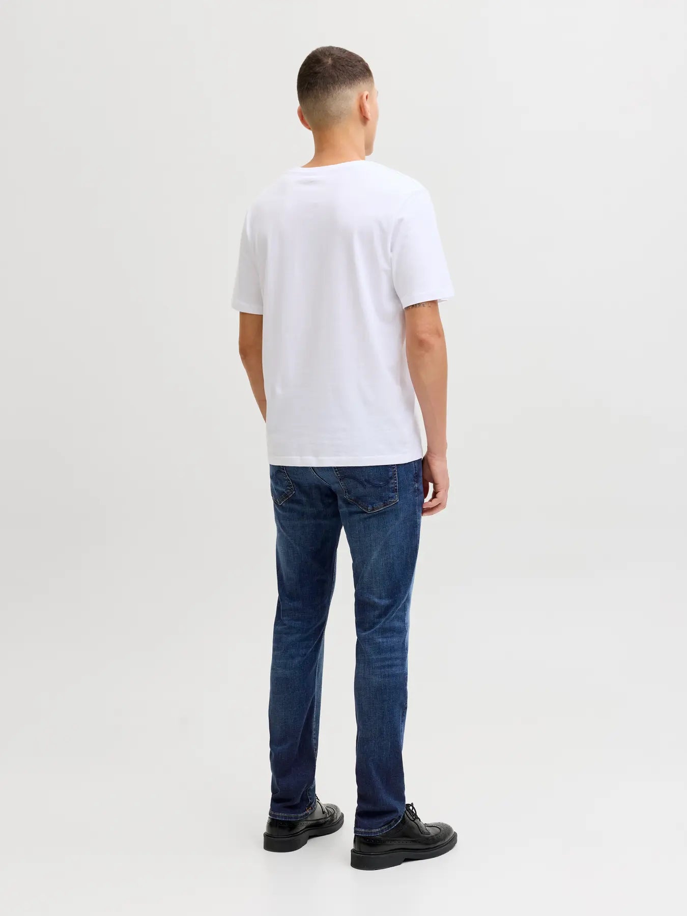 jeans jack&jones jack Jones glenn jjicon 057 stretch slim fit denim blå jeans fri frakt stenungsund