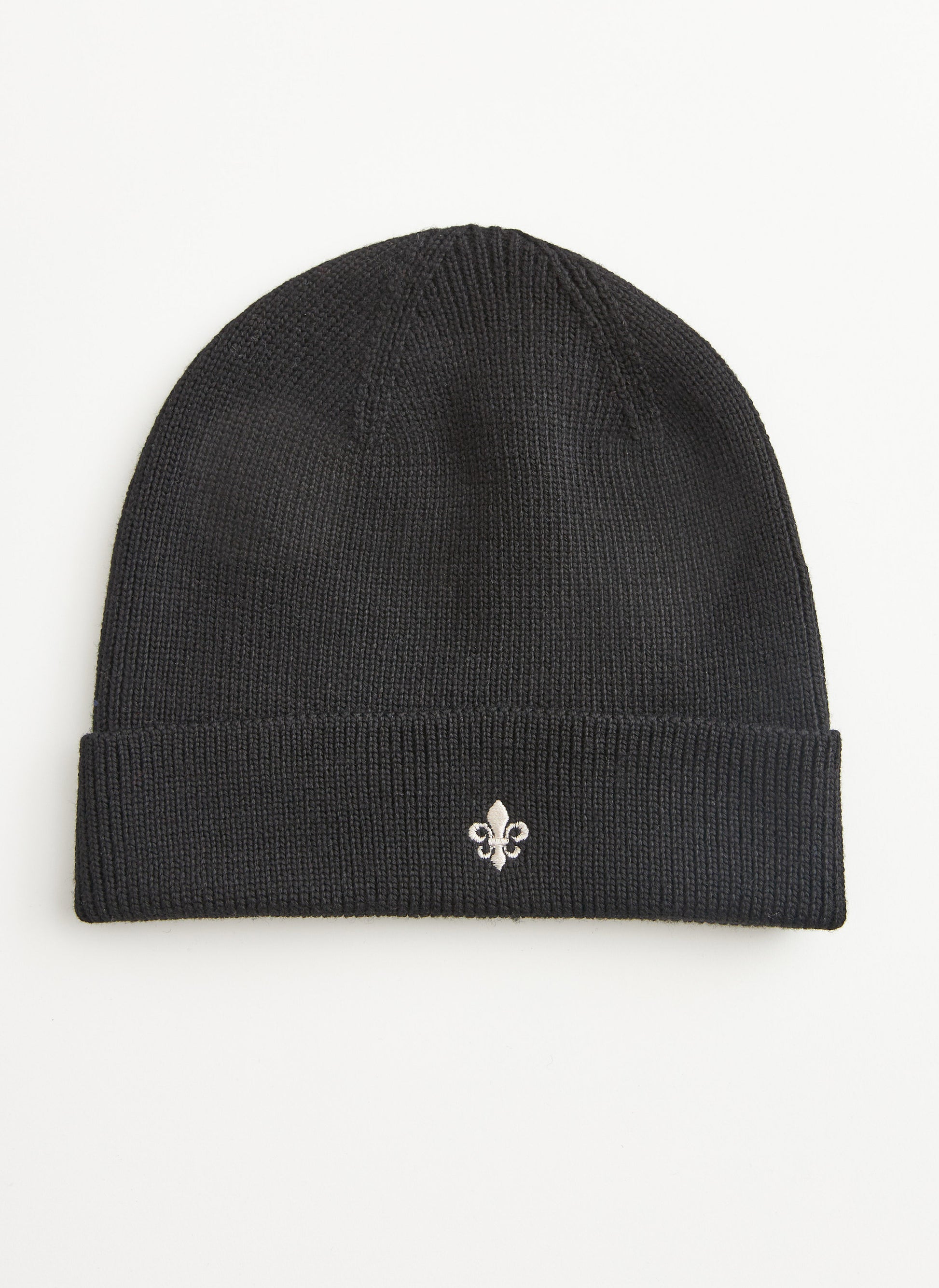 mössa morris wells beanie vinter mössa svart black merino ull