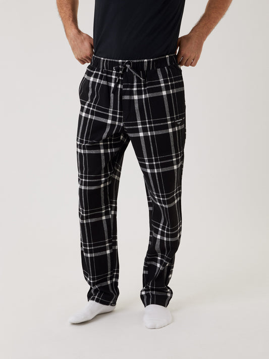 pyjamas byxor pants björn borg core flannel pyjama pants lounge pattern p0135
