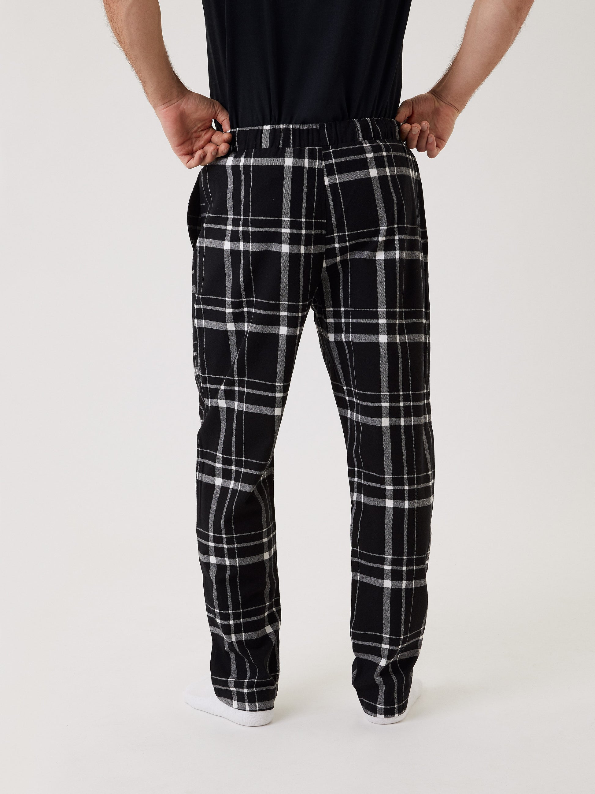 pyjamas byxor pants björn borg core flannel pyjama pants lounge pattern p0135