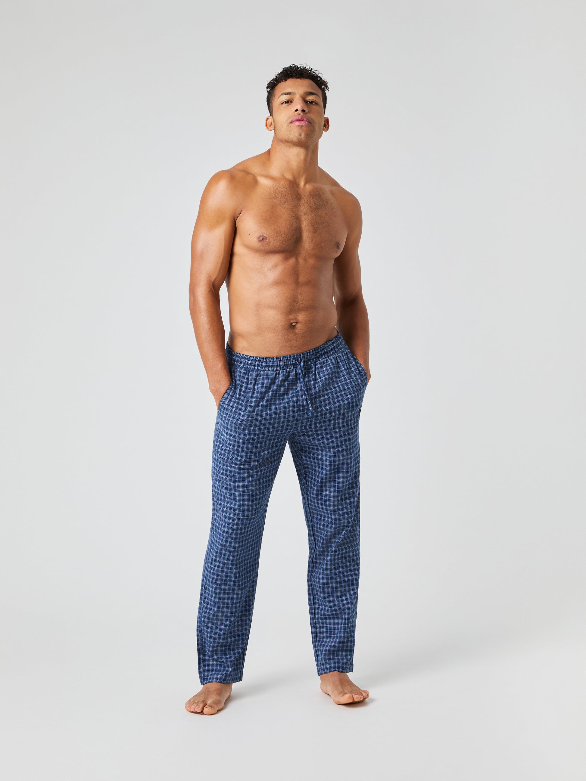 pyjamas byxor pants björn borg core flannel pyjama pants multicheck 2 p0907