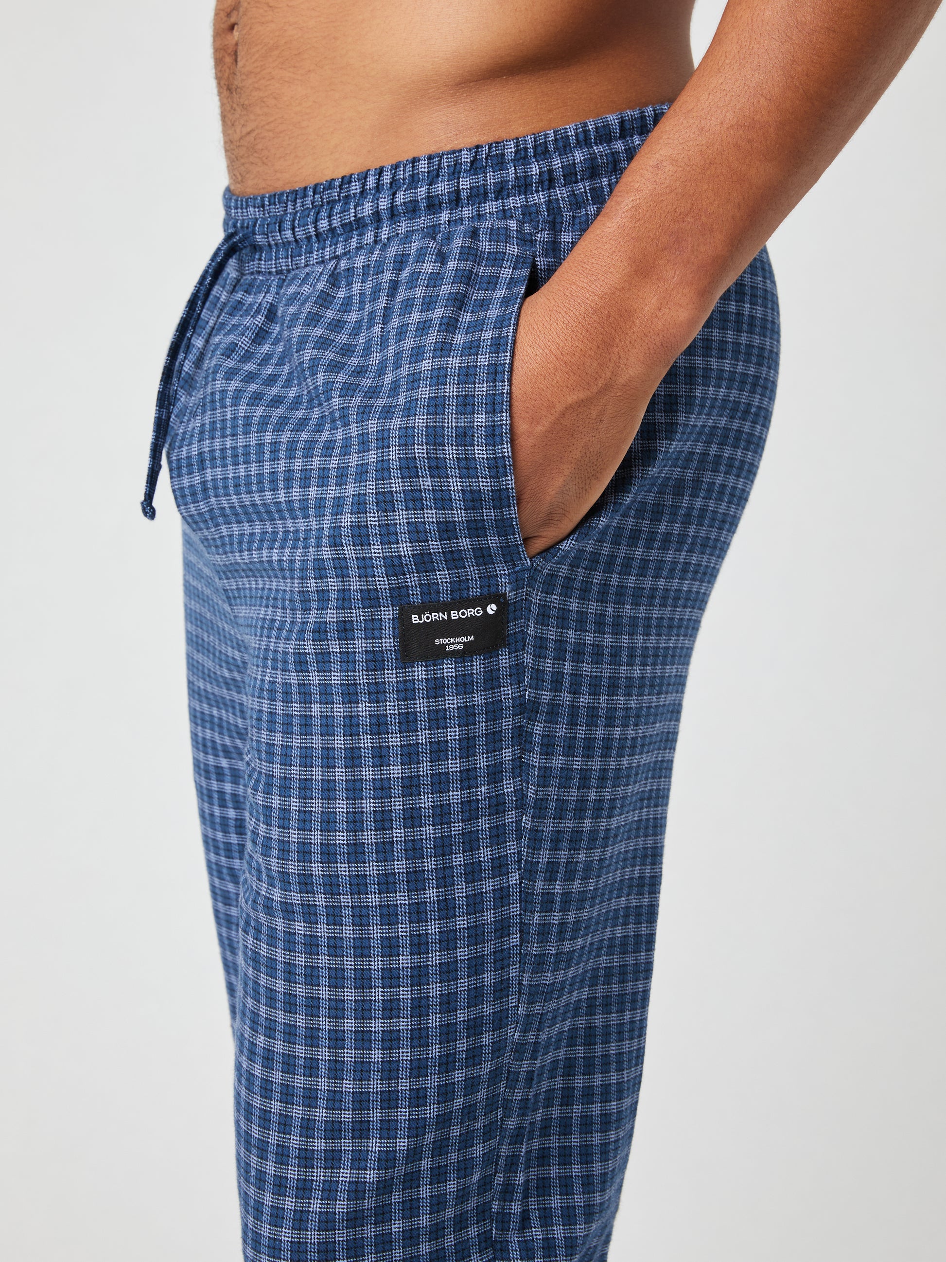 pyjamas byxor pants björn borg core flannel pyjama pants multicheck 2 p0907