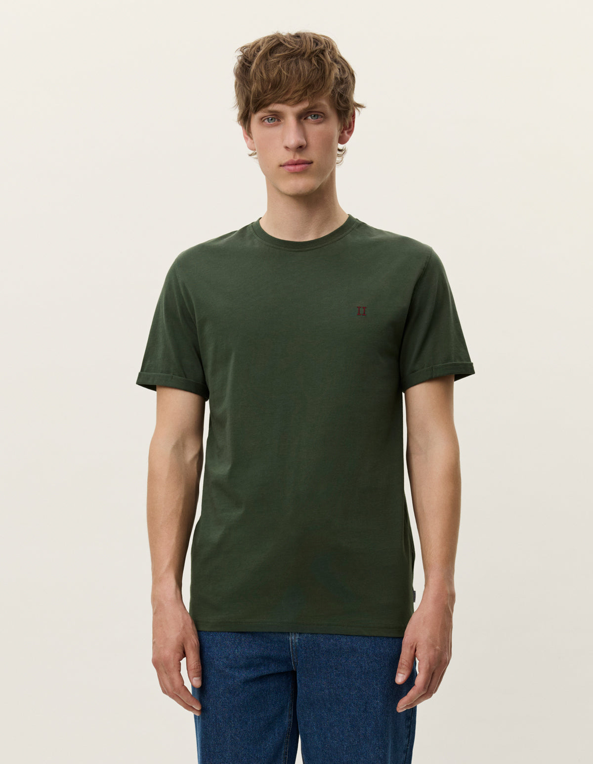 les deux t-shirt tee nörregaard duffle bag tee green grön contrast norregaard