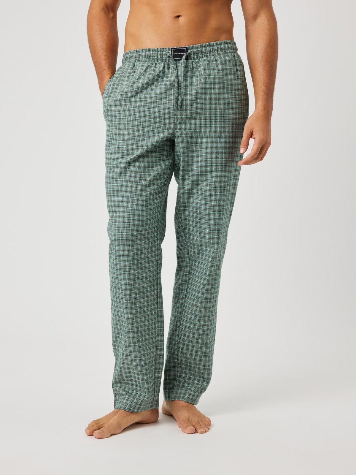 pyjamas byxor pants björn borg core flannel pyjama pants multicheck 3 p1104