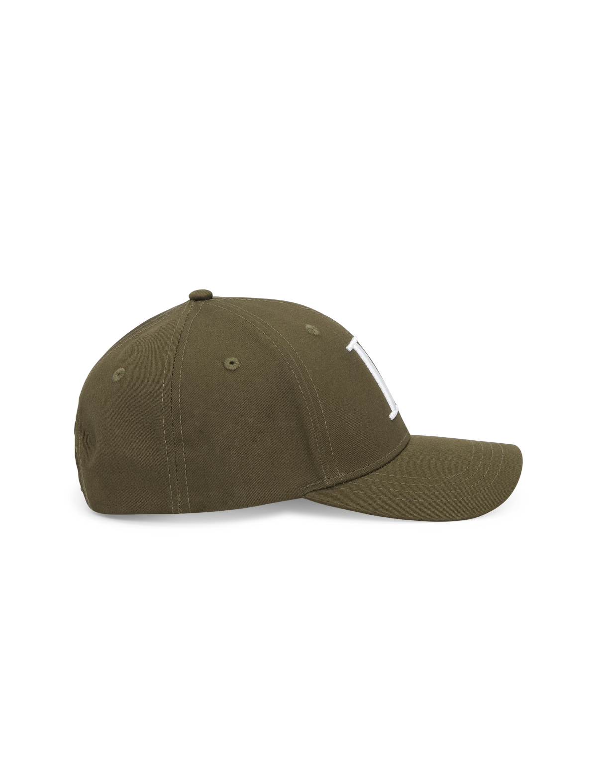 keps ecore organic baseball cap olive night green grön les deux