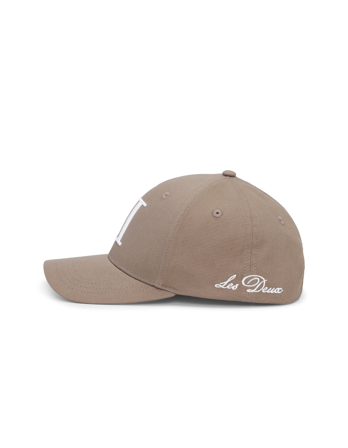 keps ecore organic baseball cap walnut brown brun les deux