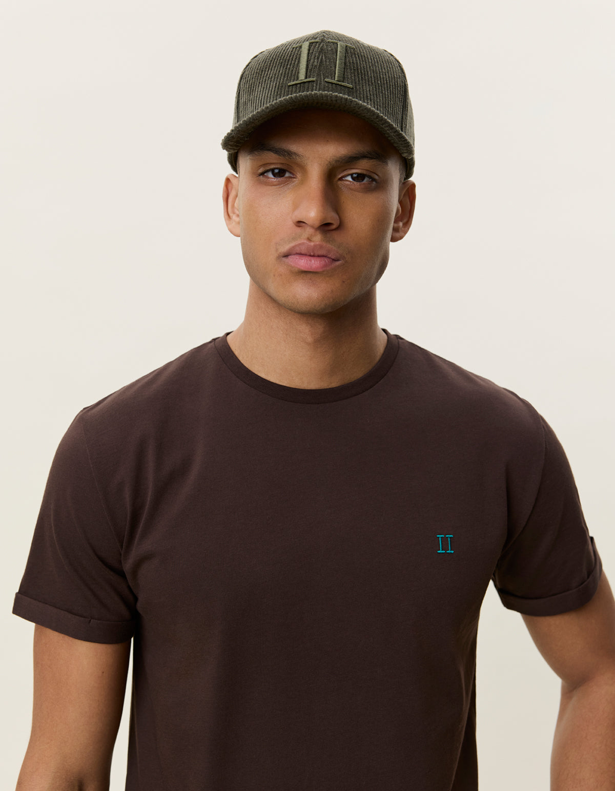 t-shirt tee les deux core t-shirt norregaard molè brown brun fri frakt stenungsund