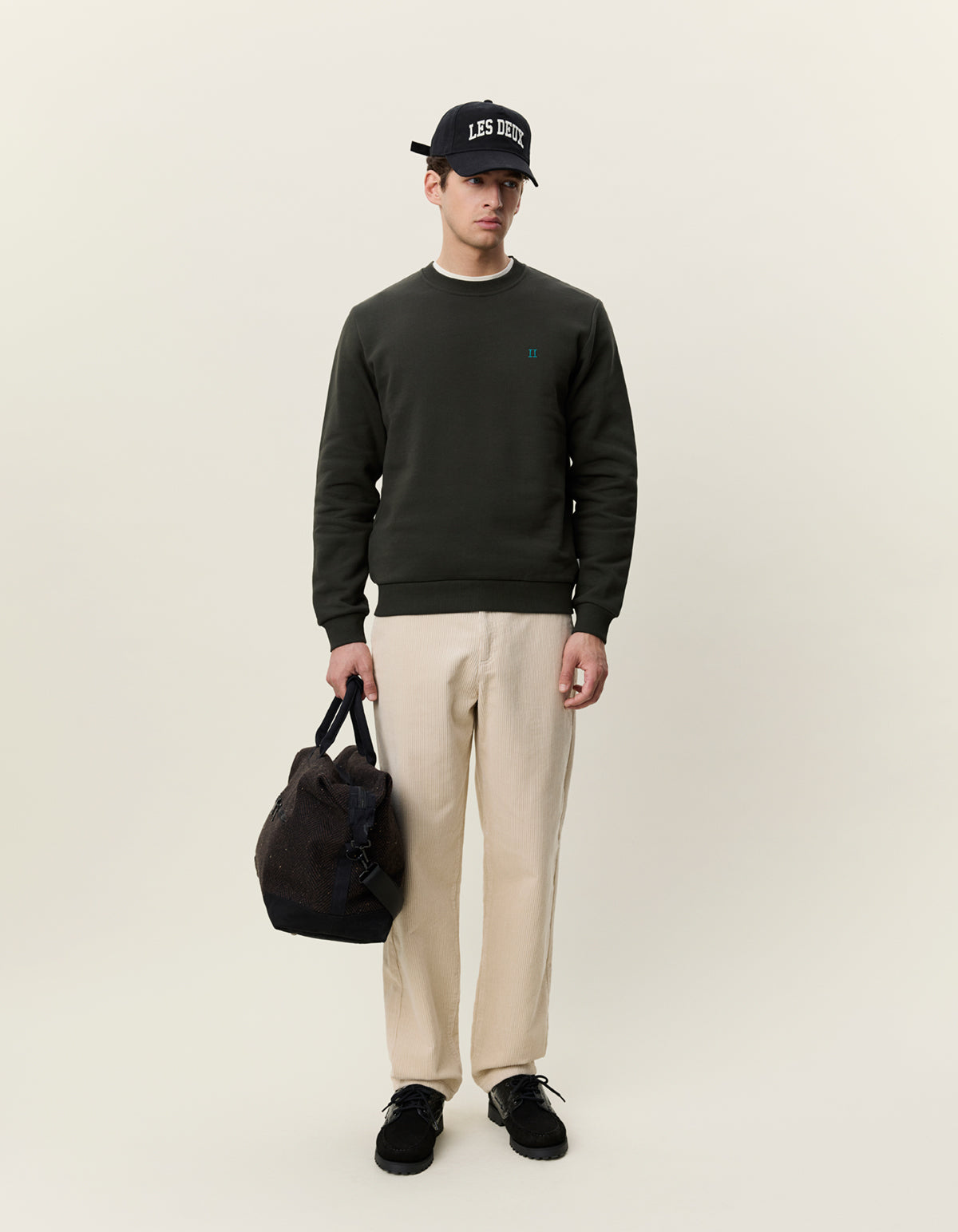 tröja sweater les deux core sweatshirt rosin green grön fri frakt stenungsund