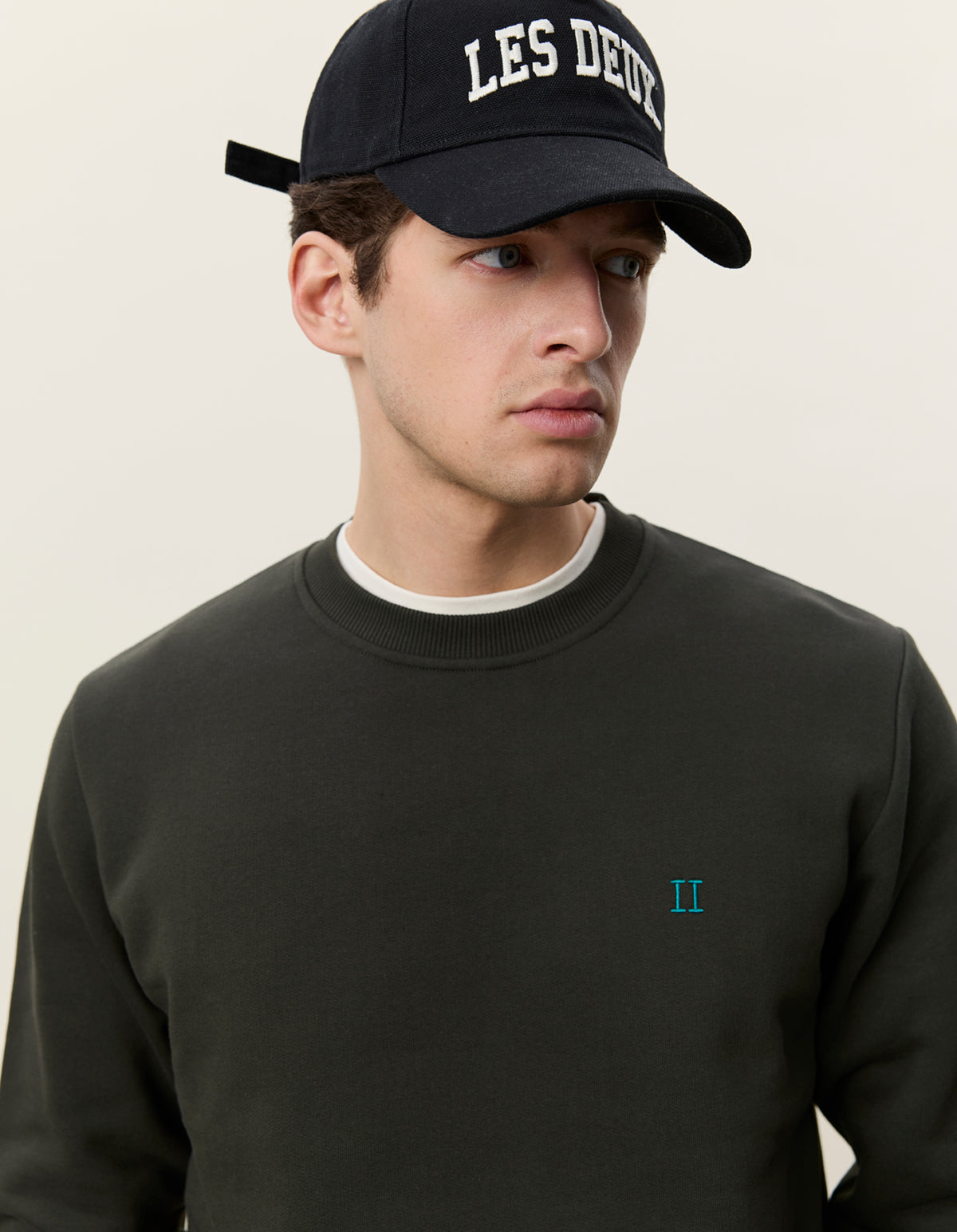 tröja sweater les deux core sweatshirt rosin green grön fri frakt stenungsund