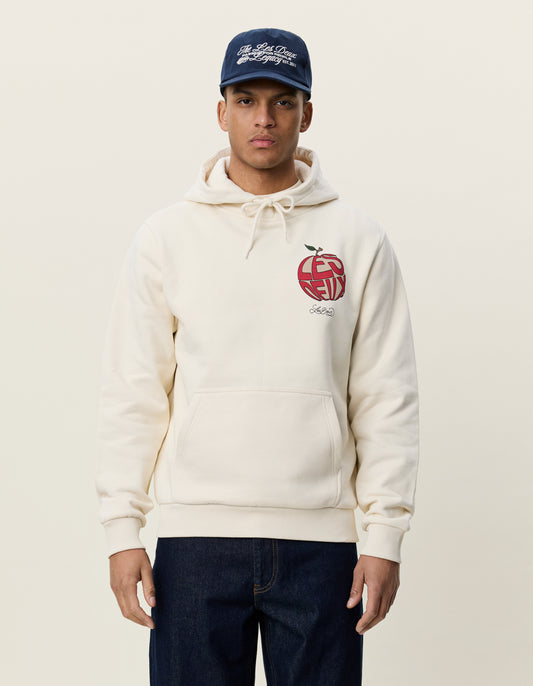 tröja hoodie les deux hood orchard hoodie ivory and offwhite sweater fri frakt stenungsund