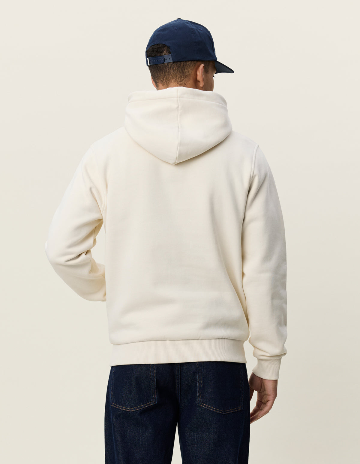tröja hoodie les deux hood orchard hoodie ivory and offwhite sweater fri frakt stenungsund