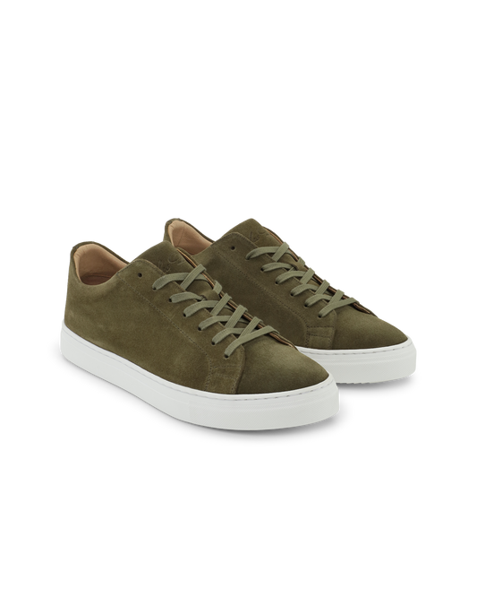 skor shoes les deux signature suede sneaker rosin green sneakers mocka grön fri frakt stenungsund