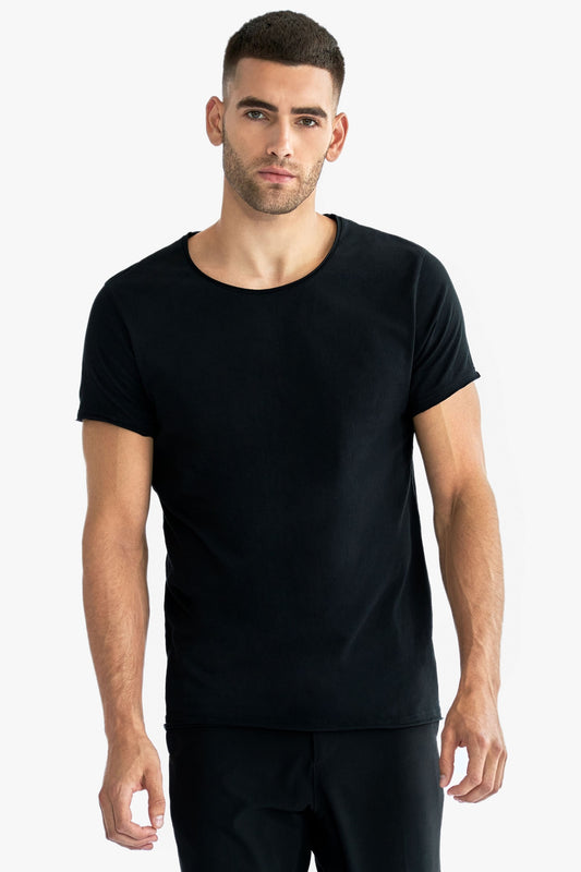 t-shirt relaxed fit tee bread&boxers black svart